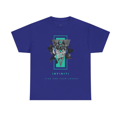 Flora Essence Aqua Teal TX Floral T-Shirt-8