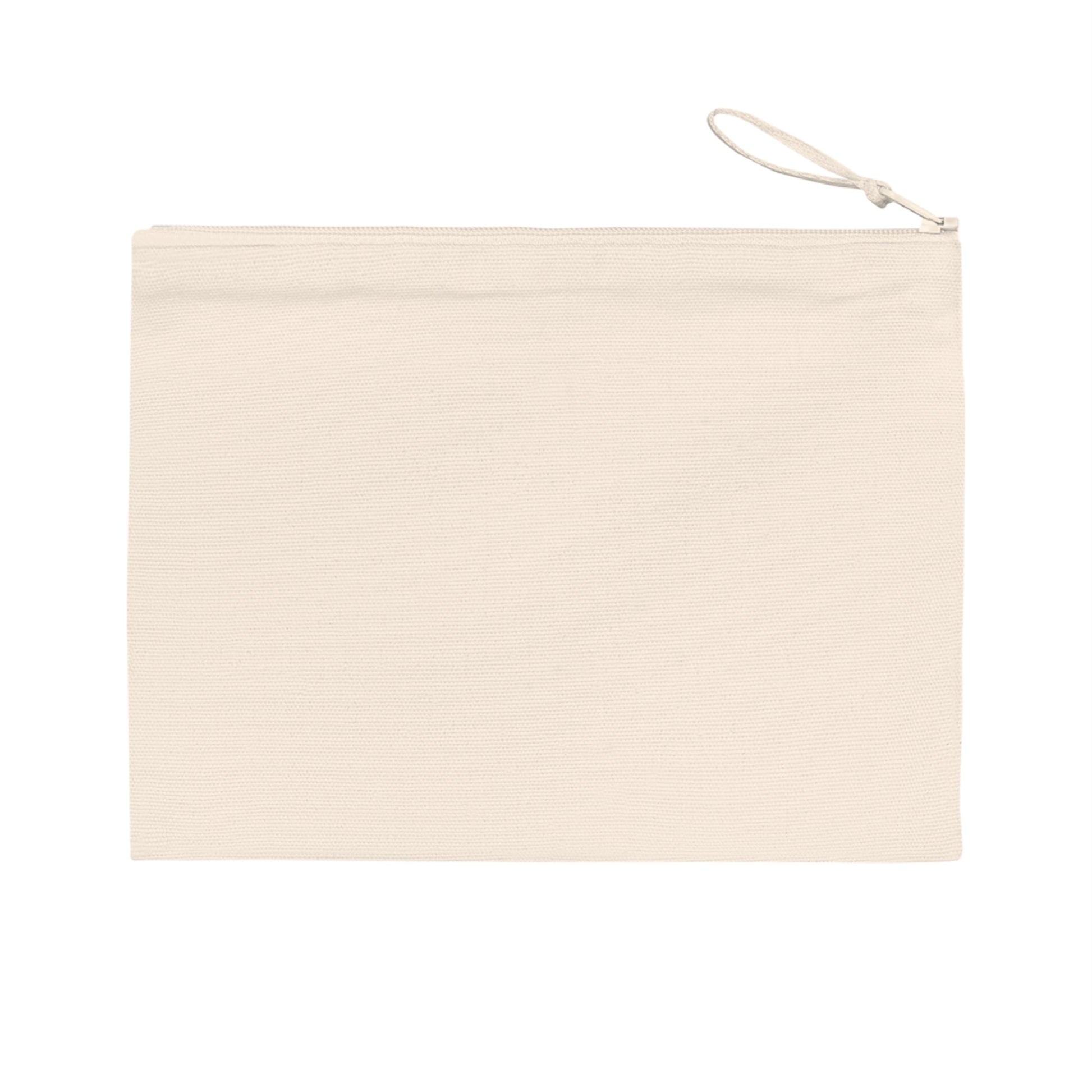 Eco-Friendly Pouch with 'Orchid' I Original Artwork by American Artist Barbara Cleary-1