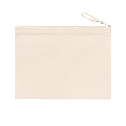 Eco-Friendly Pouch with 'Orchid' I Original Artwork by American Artist Barbara Cleary-1