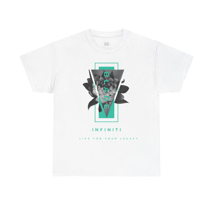Flora Essence Aqua Teal TX Floral T-Shirt-1