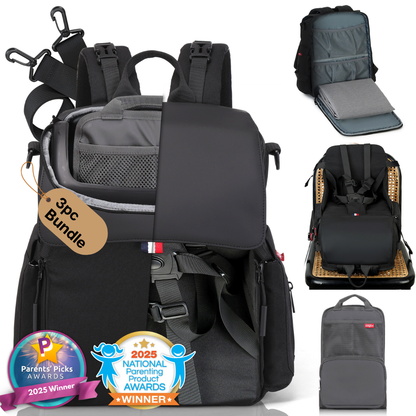 GillyGro Pro Backpack Bundle – The Do-It-All Backpack for Working Parents on the Go!-0