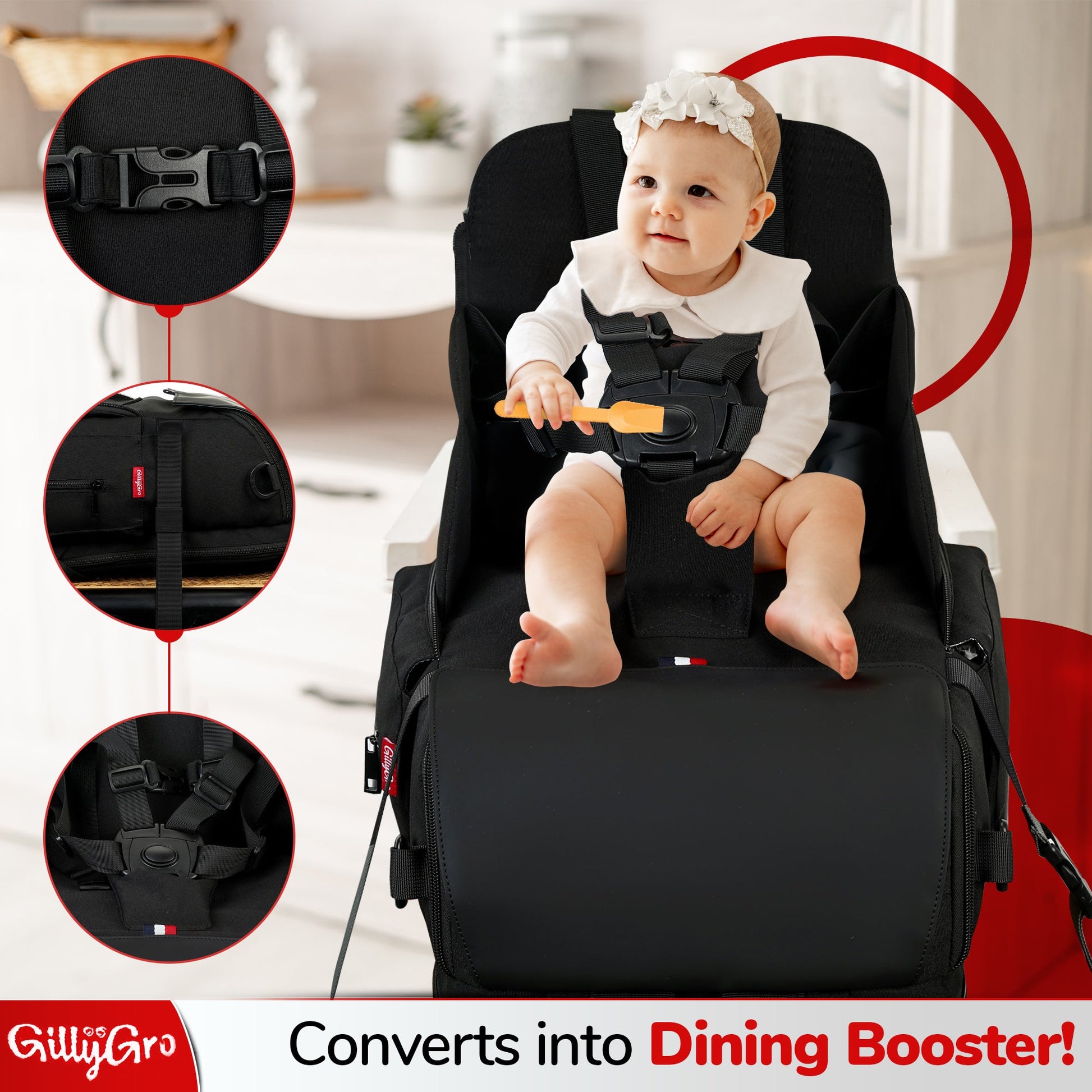 GillyGro Pro Backpack Bundle – The Do-It-All Backpack for Working Parents on the Go!-1