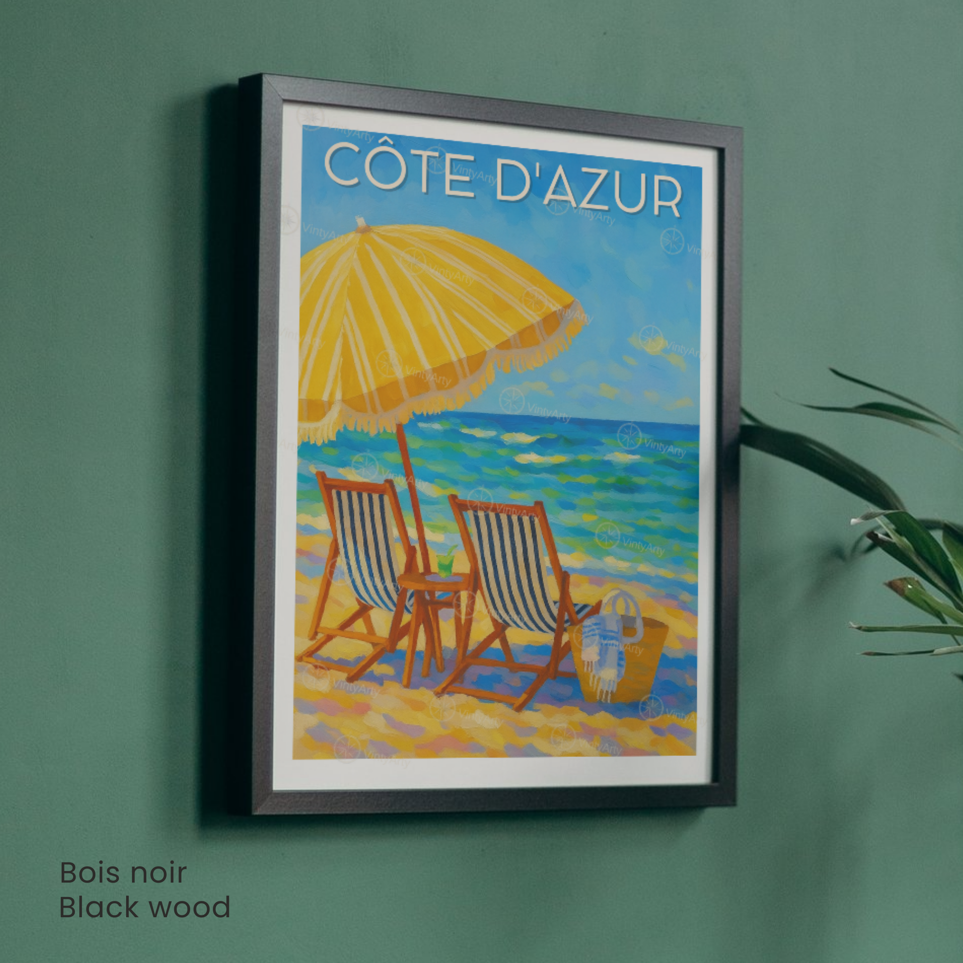 Affiche Côte d’Azur | Impression Côte d’Azur | Affiche France-1