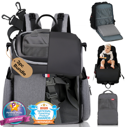 GillyGro Pro Backpack Bundle – The Do-It-All Backpack for Working Parents on the Go!-5