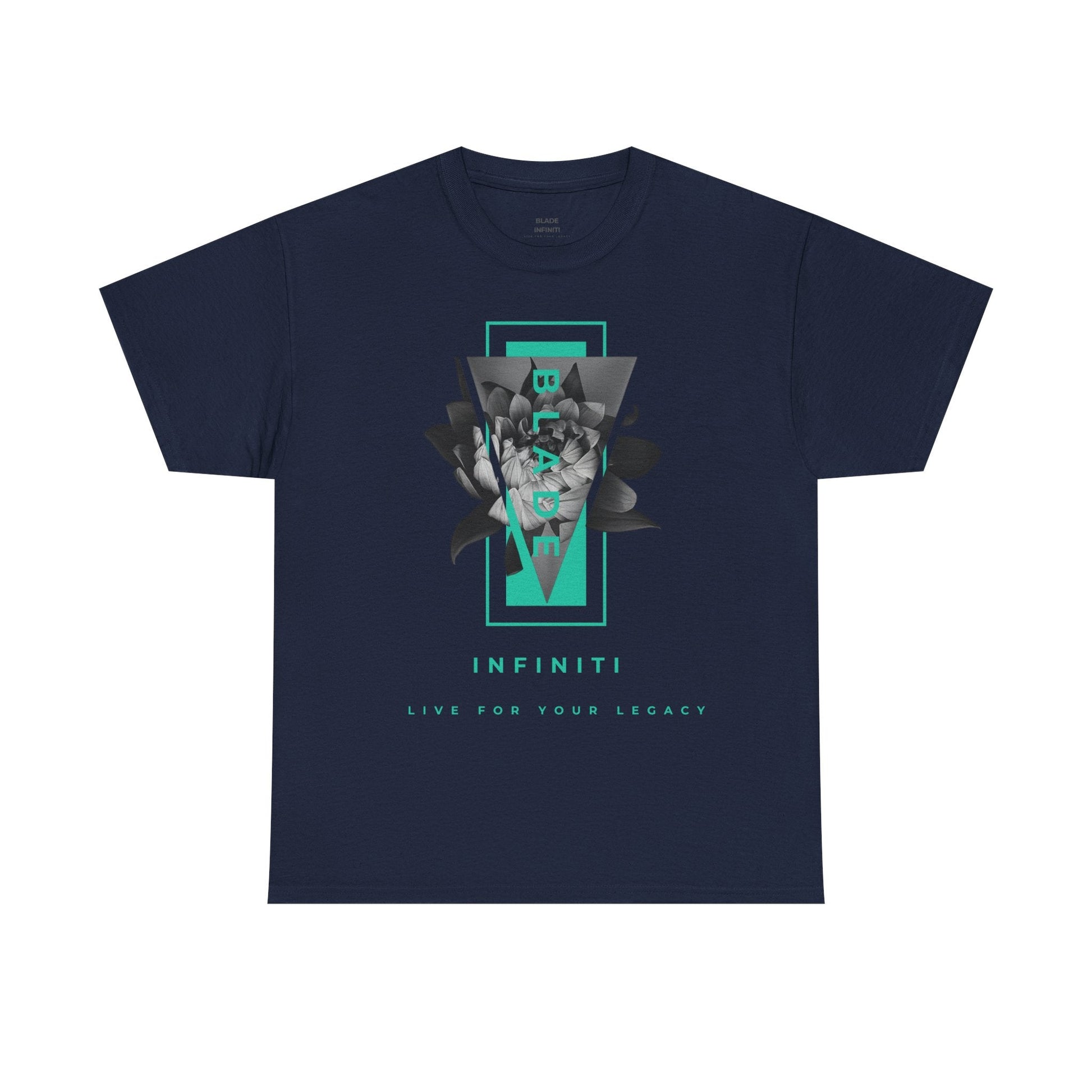 Flora Essence Aqua Teal TX Floral T-Shirt-6
