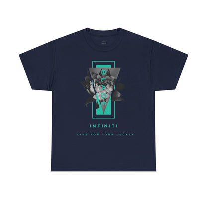 Flora Essence Aqua Teal TX Floral T-Shirt-6