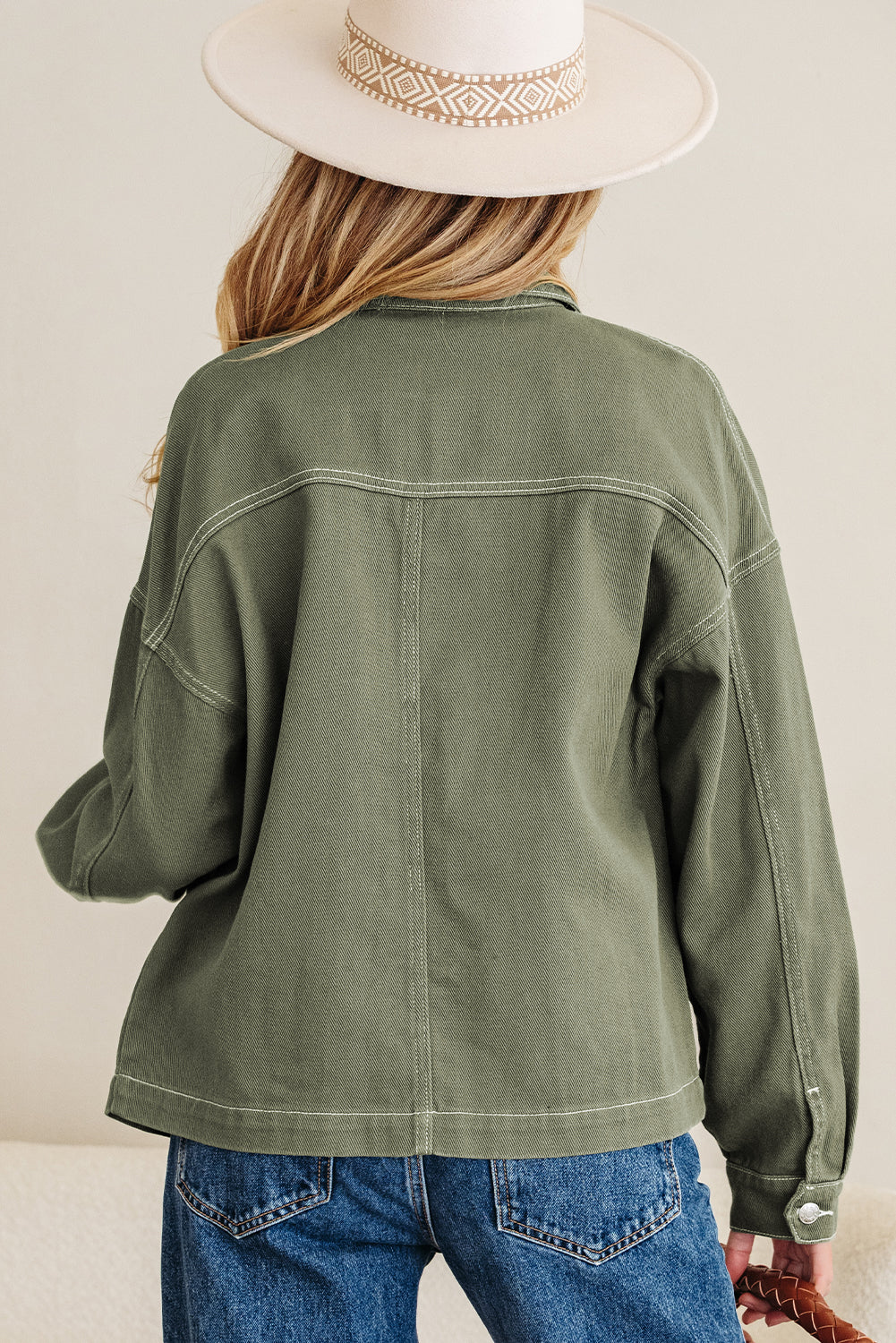 Isabella Collared Front Boyfriend Jacket-1