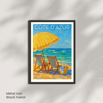 Affiche Côte d’Azur | Impression Côte d’Azur | Affiche France-3