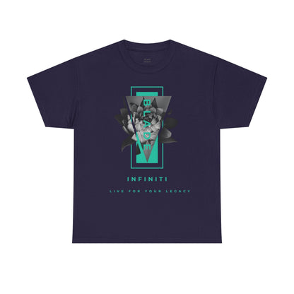 Flora Essence Aqua Teal TX Floral T-Shirt-5