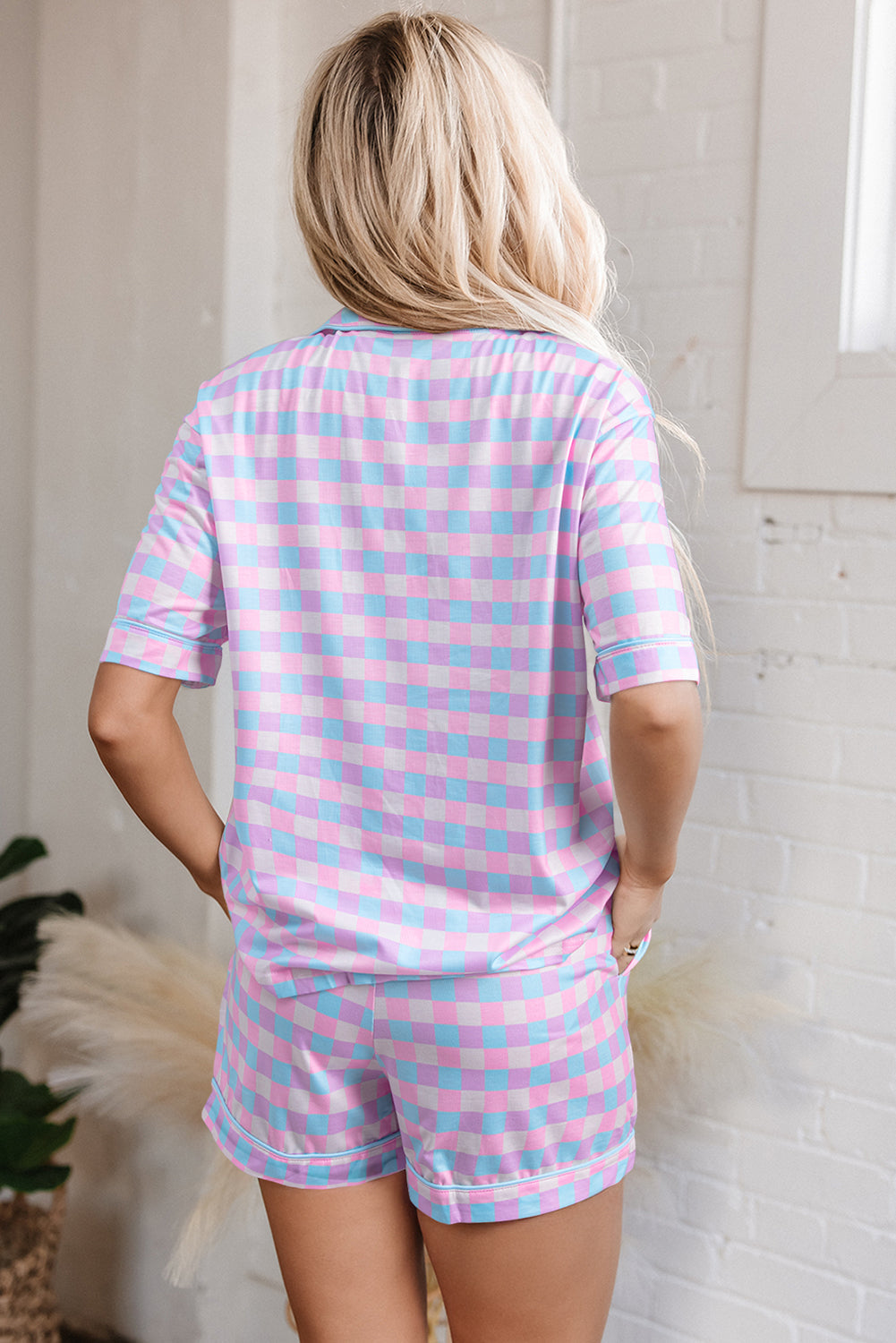 Miley Short Sleeve Pajamas Set-1