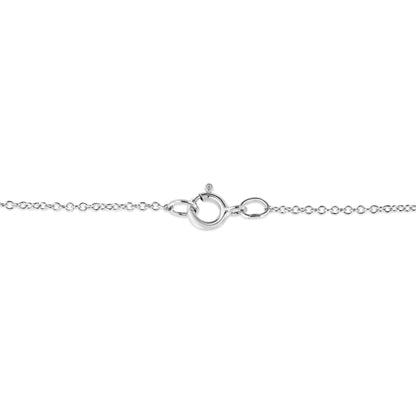 .925 Sterling Silver Pave-Set Diamond Accent Double Curve 18" Pendant Necklace (I-J Color, I1-I2 Clarity)-4