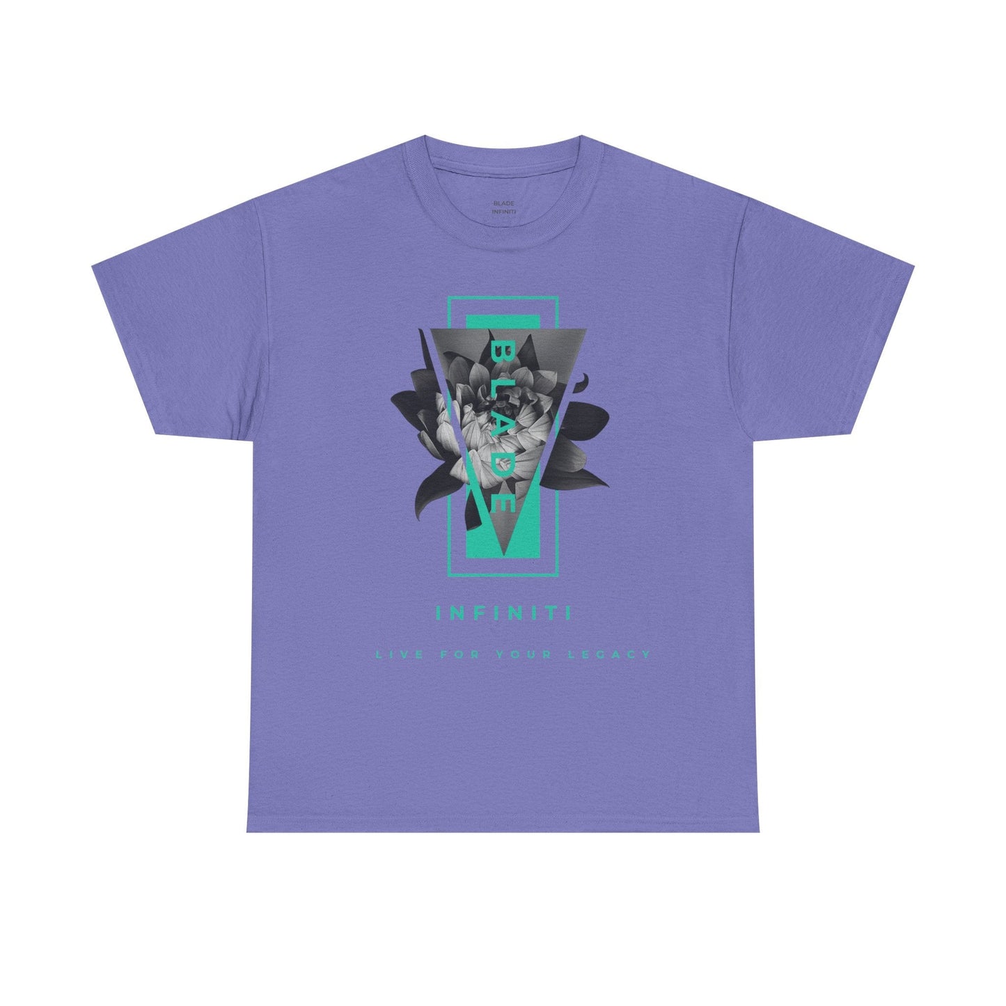 Flora Essence Aqua Teal TX Floral T-Shirt-7
