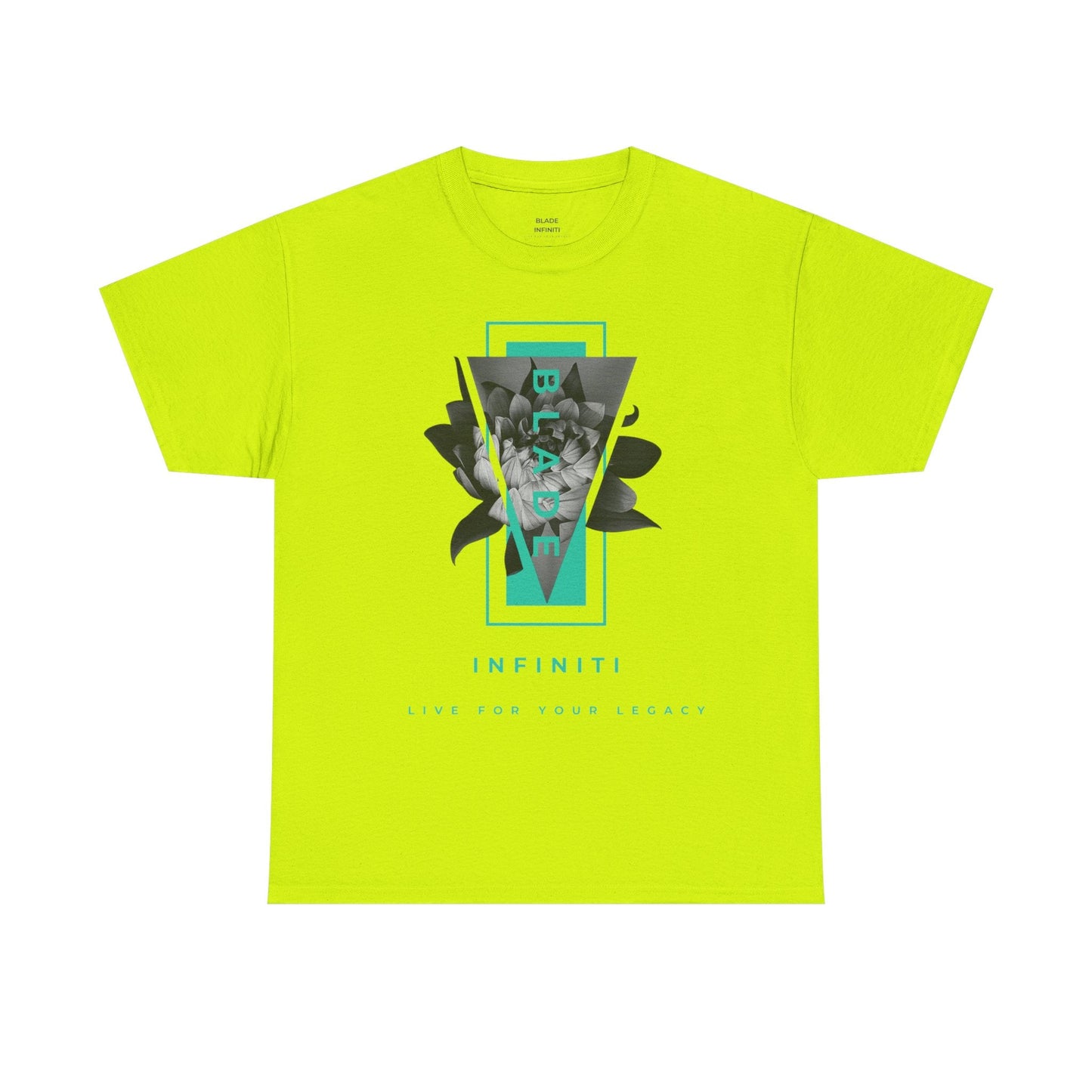 Flora Essence Aqua Teal TX Floral T-Shirt-3