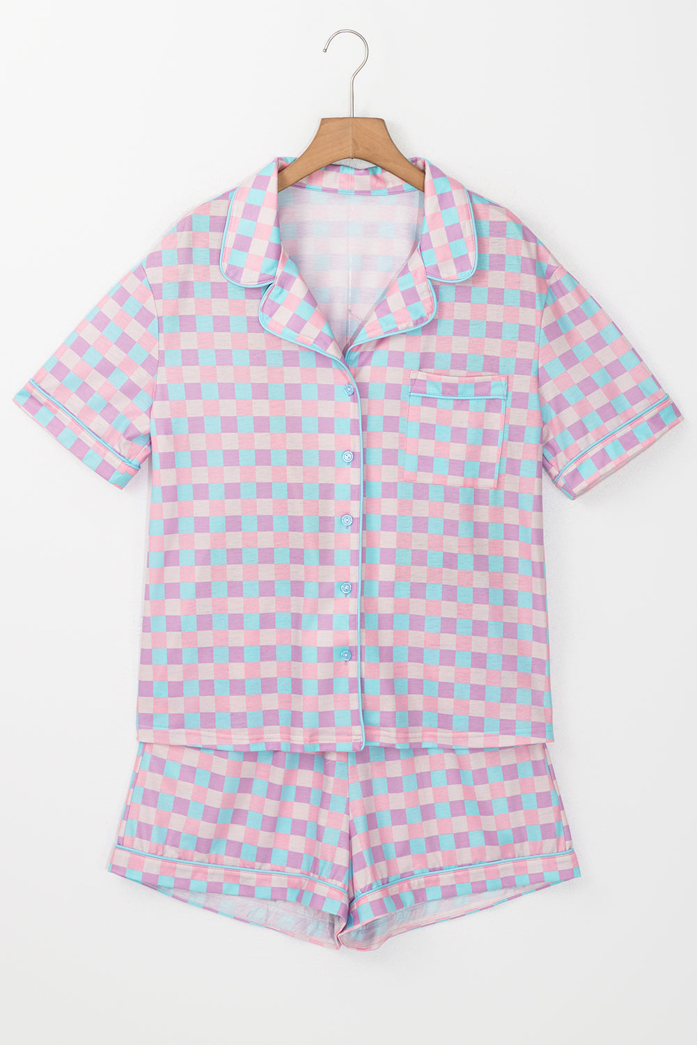 Miley Short Sleeve Pajamas Set-3