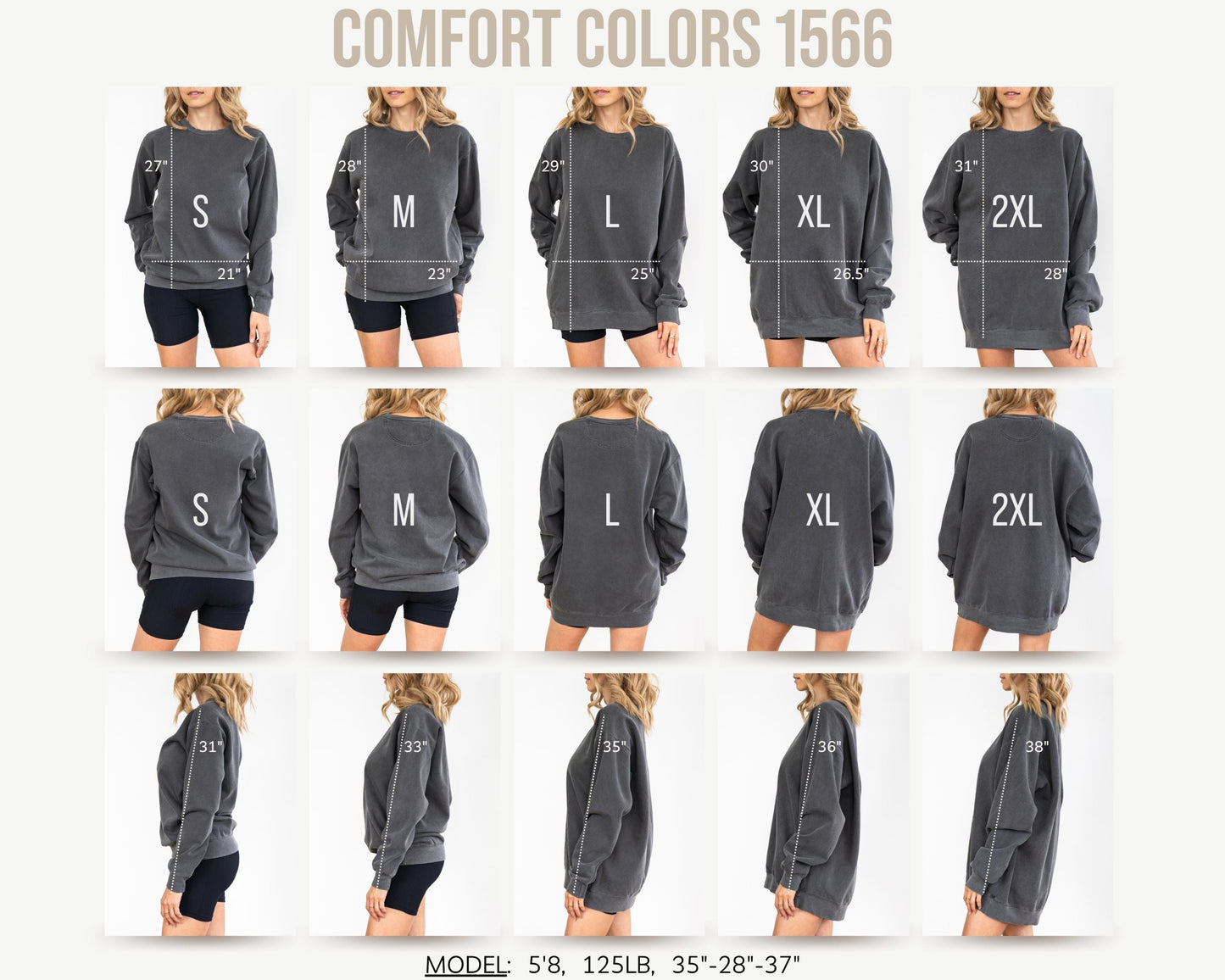 Dandelion Fairy Comfort Colors Sweatshirt-4