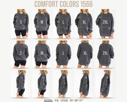 Dandelion Fairy Comfort Colors Sweatshirt-4