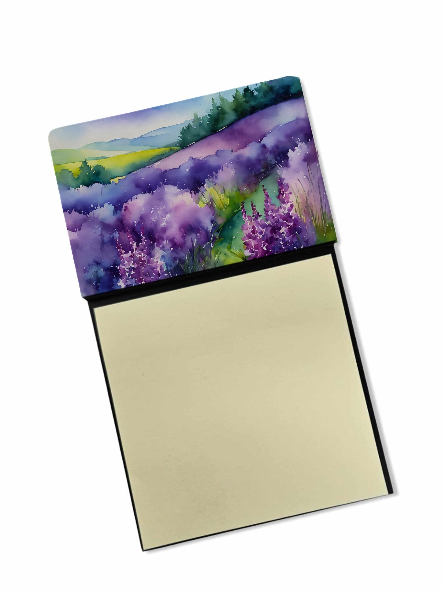 New Hampshire Purple Lilac in Watercolor Sticky Note Holder