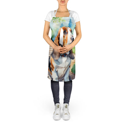 Basset Hound Spring Garden Apron