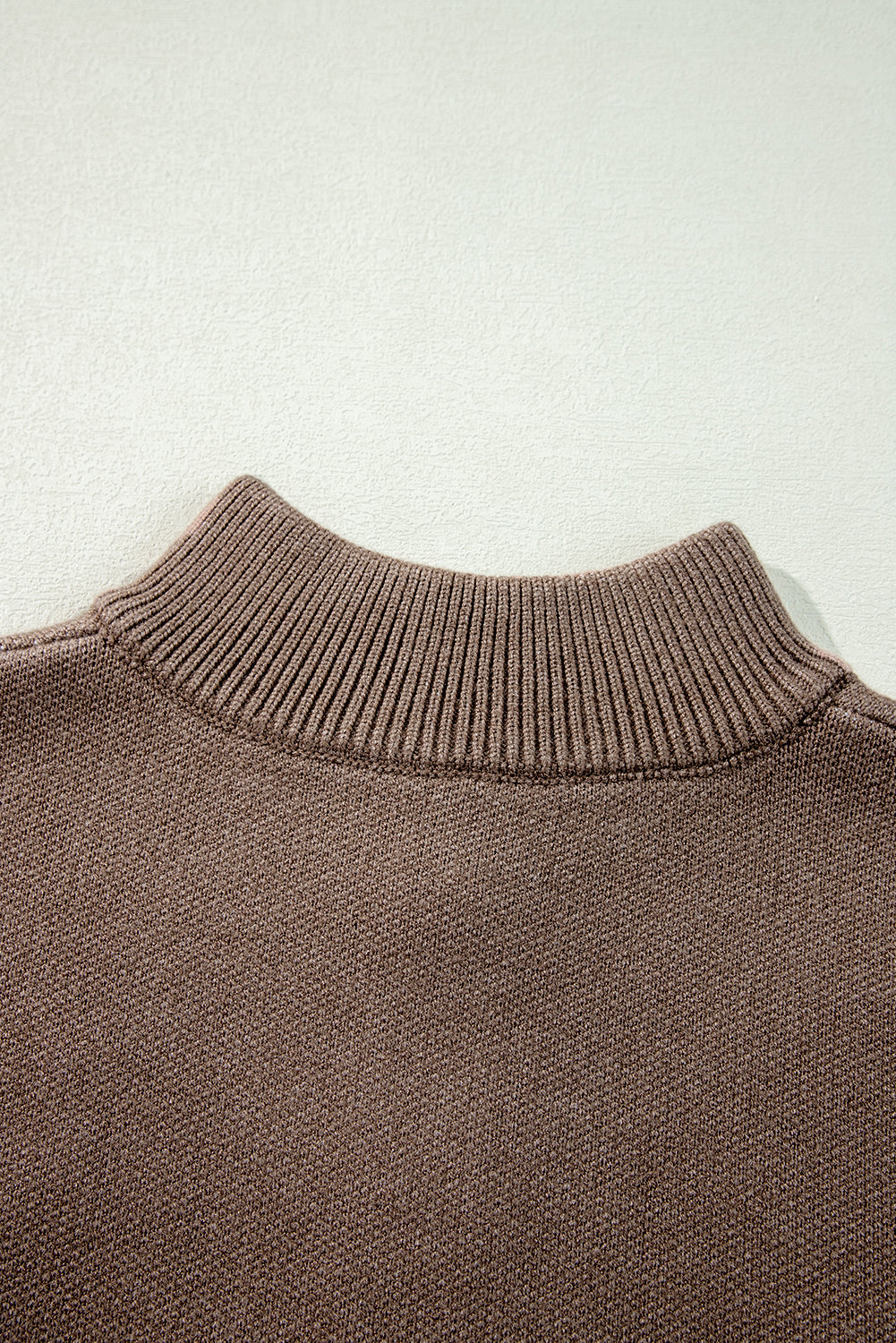 Eleanor Half Zipper Stand Sweater-3