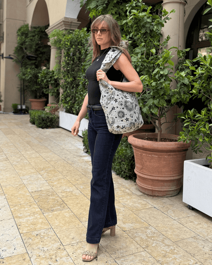 Kathmandu Collection Celestial Print Hobo Bag-4