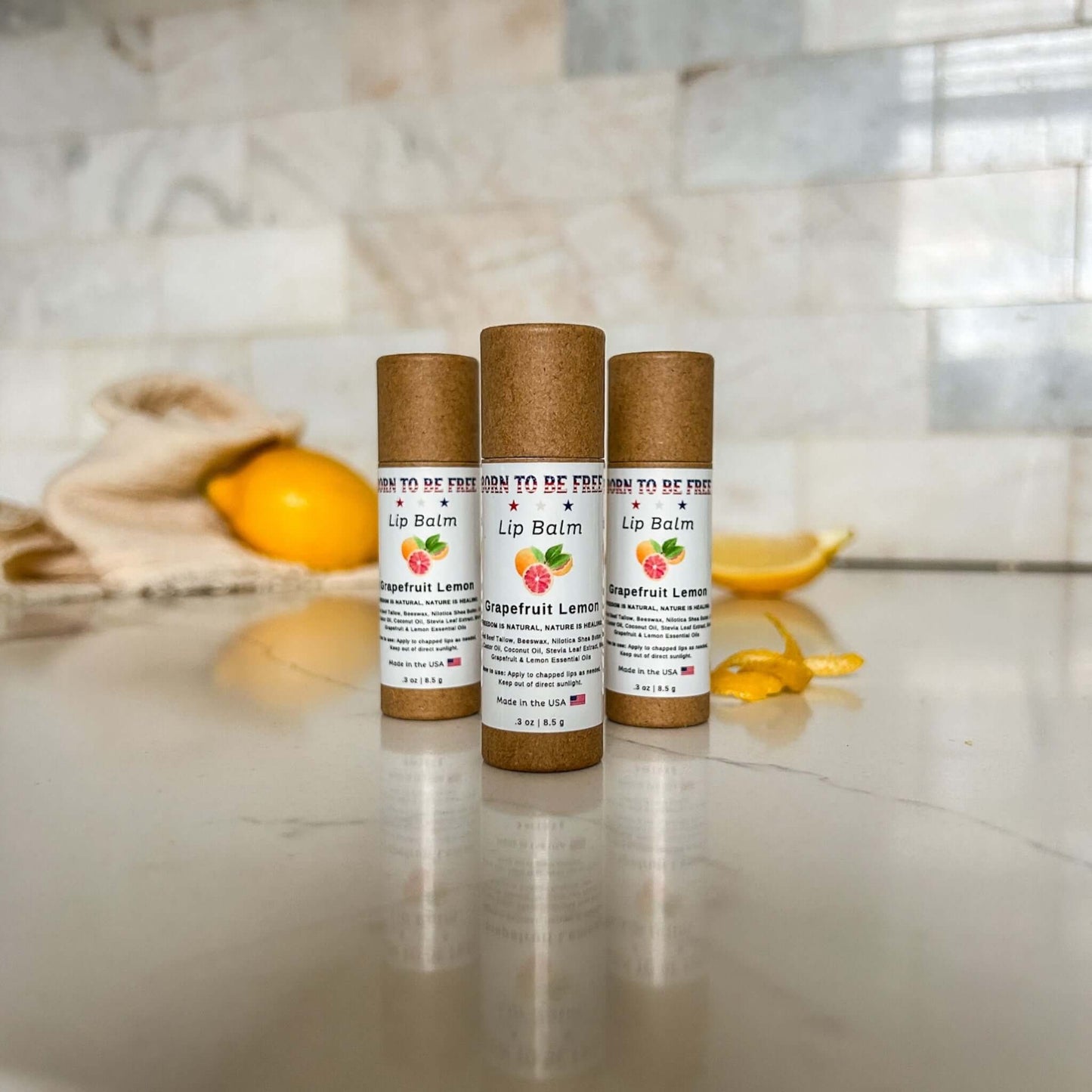 Grapefruit Lemon Lip Balm-1