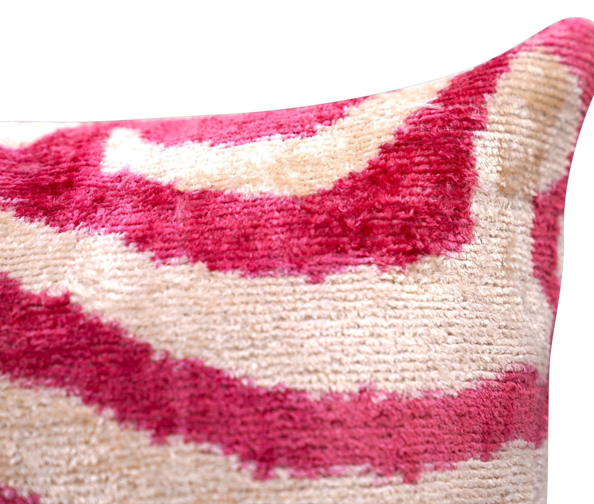 Canvello Tiger Print Pinkish Red Throw Pillows - 16x16 inch-2