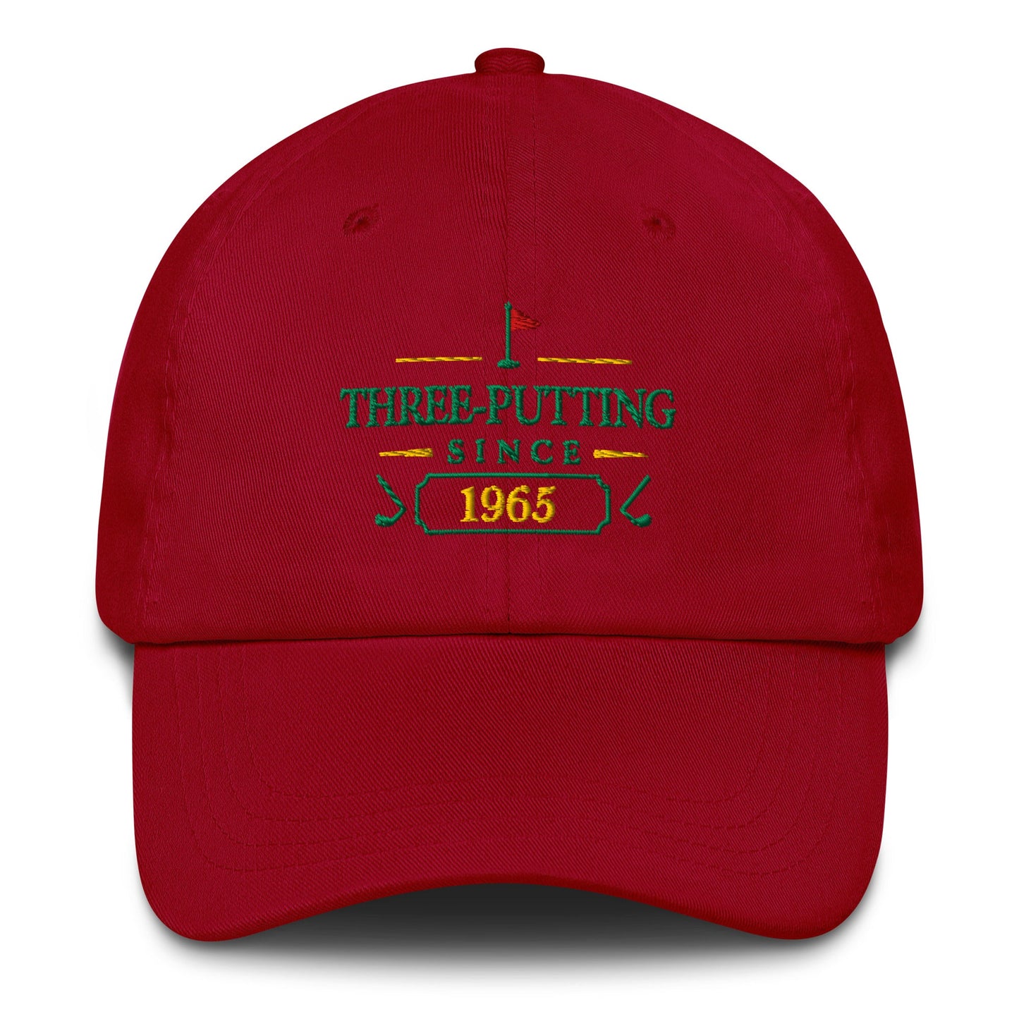 Three-Putting Since "Year" - Custom Dad hat