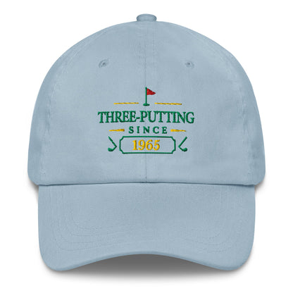 Three-Putting Since "Year" - Custom Dad hat