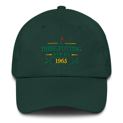 Three-Putting Since "Year" - Custom Dad hat