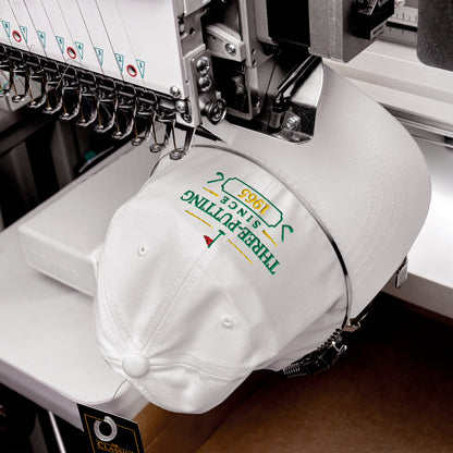 Three-Putting Since "Year" - Custom Dad hat