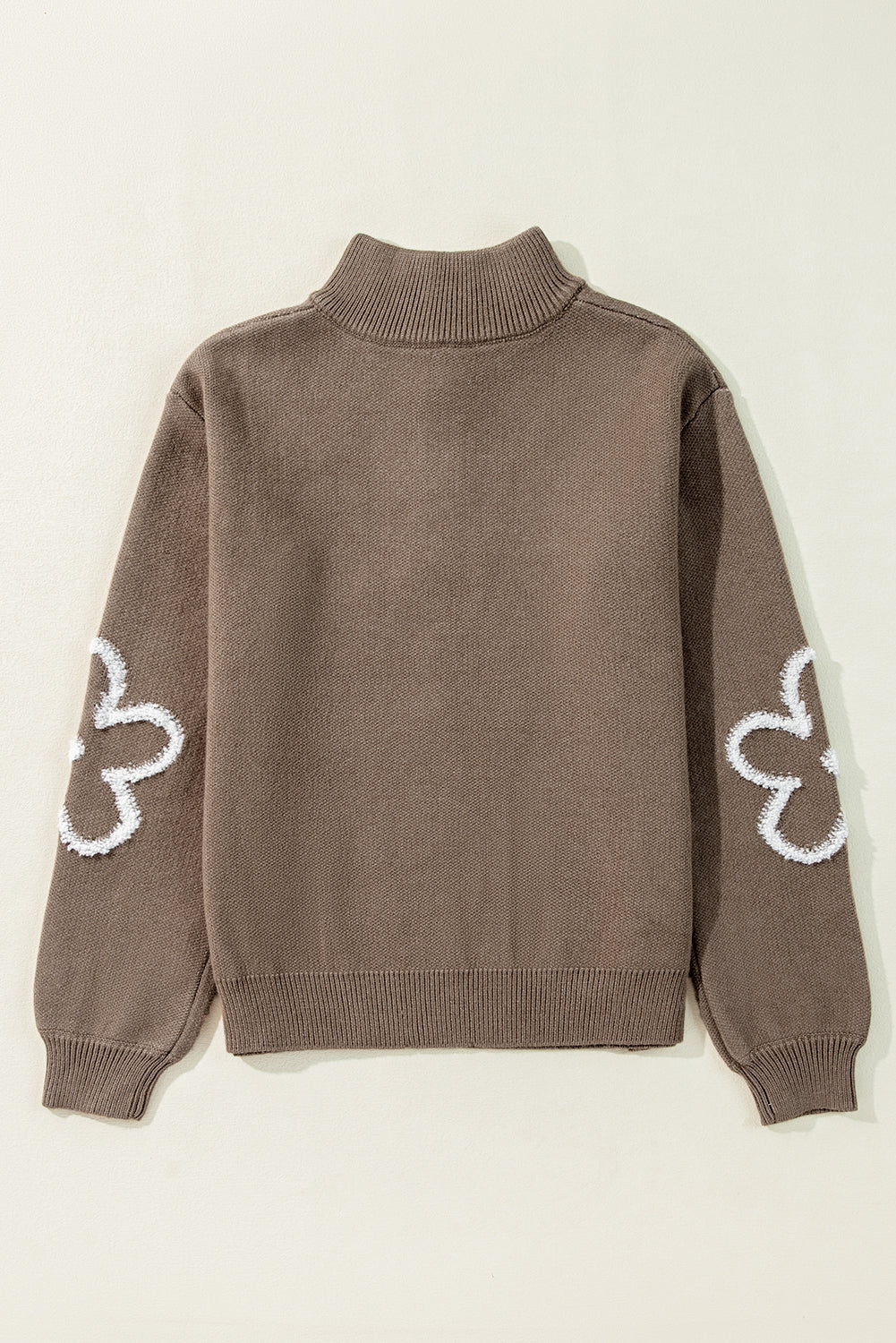 Eleanor Half Zipper Stand Sweater-1