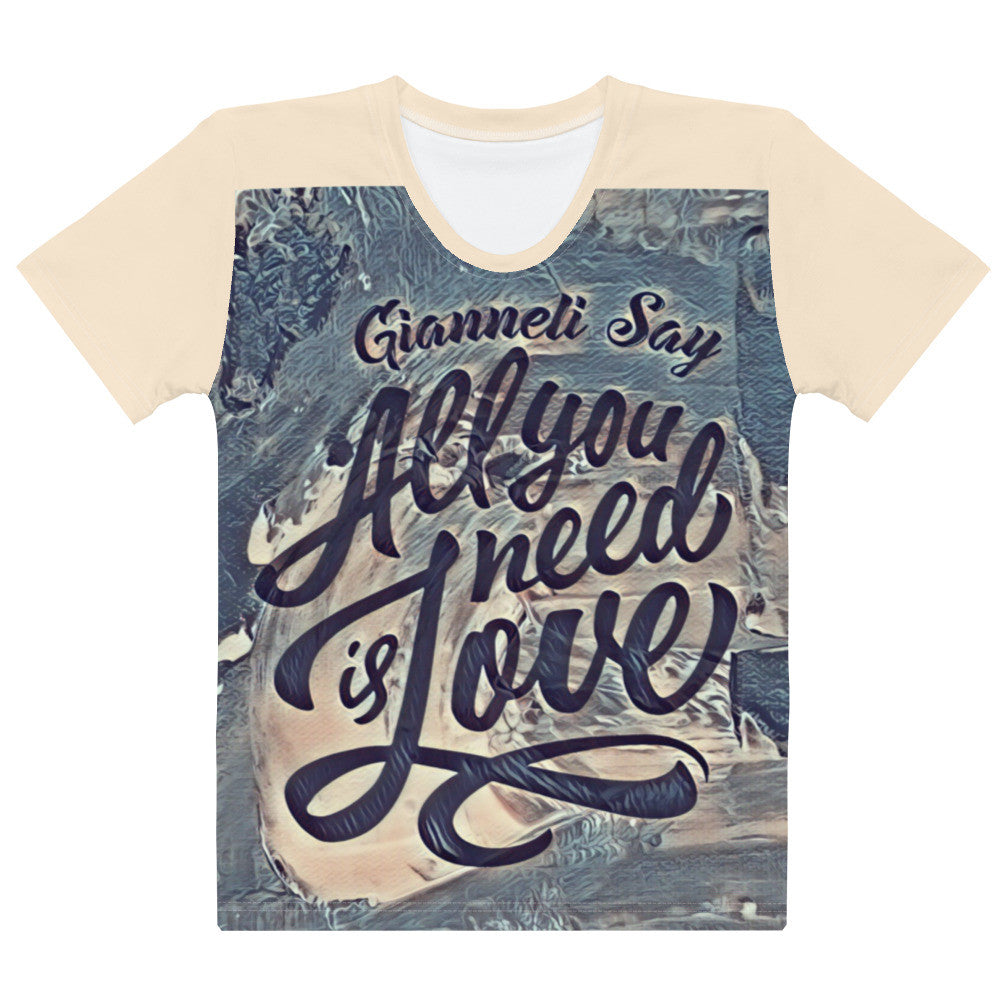 LOVE Women's T-shirt by Gianneli-0