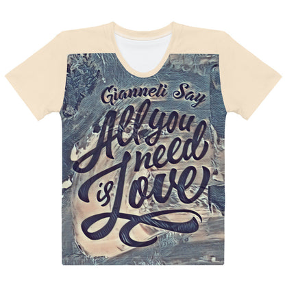 LOVE Women's T-shirt by Gianneli-0