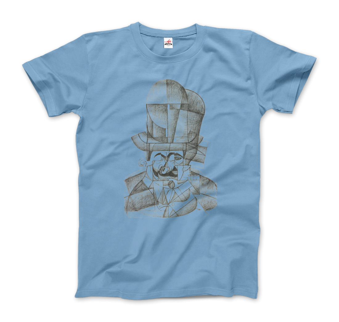 Juan Gris Man with Opera Hat 1912 artwork t-shirt