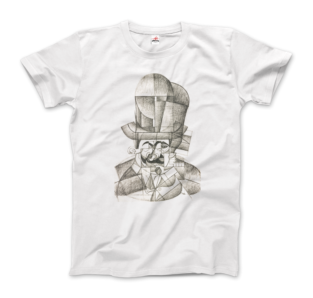 Juan Gris Man with Opera Hat 1912 artwork t-shirt