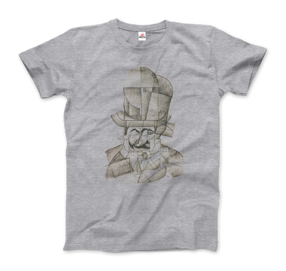 Juan Gris Man with Opera Hat 1912 artwork t-shirt