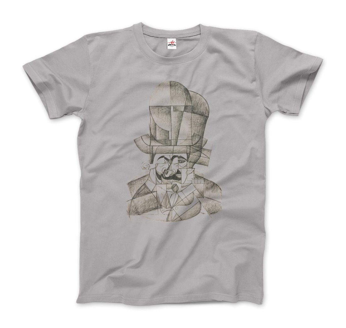 Juan Gris Man with Opera Hat 1912 artwork t-shirt
