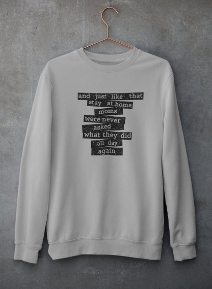 Stay At Home Mom Sweat Shirt-2