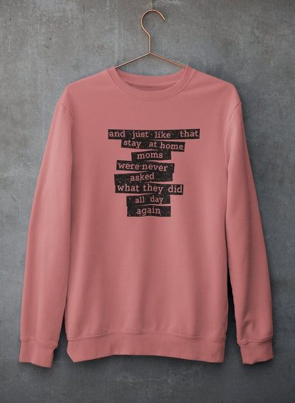 Stay At Home Mom Sweat Shirt-0