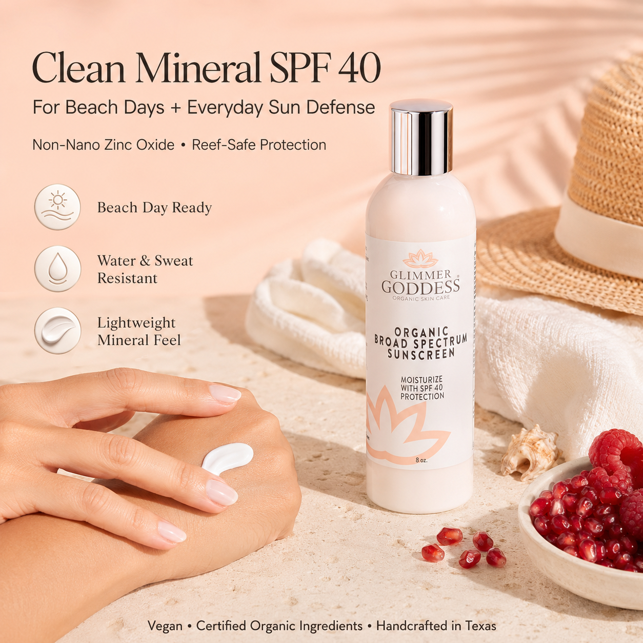 Organic Reef-Safe Sunscreen – Broad Spectrum SPF 40-1